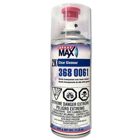 Preparation Allow basecoat paints at least 30 minutes dry time prior to using the 2K Spray Max Urethane Aerosol Clear Coat. . Spray max 2k clear glamour instructions